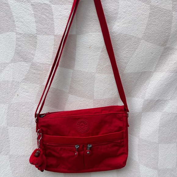 Kipling Angie Red Crossbody Bag - Picture 2 of 8